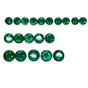 4มิลลิเมตรถึง6มิลลิเมตรรอบสอบเทียบที่มีคุณภาพดีแซมเบียมรกตจำนวนมากธรรมชาติพลอยวัสดุ100% สีธรรมชาติสีเขียวเข้ม - Product Image 1