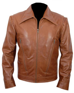 Chaqueta de Cuero Genuino Wolverine para Hombre, Impermeable, Resistente al Viento, Estilo Vintage, 100% Piel de Oveja/Cordero, Tallas XS a XXXXL - Product Image 1