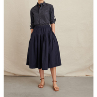 Chemise boutonnée à manches longues coupe classique pour femme, style vintage décontracté, tricotée pour le printemps, tissée pour les fêtes, qualité supérieure, unisexe, vente en gros