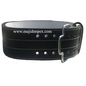 Double Prong Full Grain Cowhide Leather Power Belts - Product Image 3