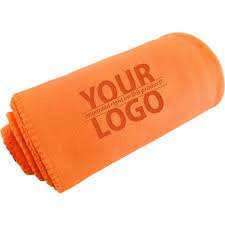 Vente directe d'usine inde haute qualité 100% couvertures en molleton tricoté en polyester motif solide Logo brodé promotionnel ISO9001 - Product Image 4