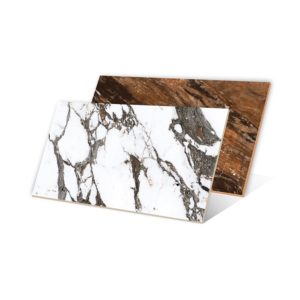 Design européen Beau motif Composite aspect cuir robuste 600x1200mm Limes de sol en porcelaine pour salon. - Product Image 1