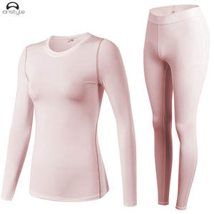 Ensemble de survêtement de sport pour femmes, coupe-vent d'hiver, grande taille, logo personnalisé, entraînement en salle de sport, course à pied, fitness, léger, respirant - Product Image 5