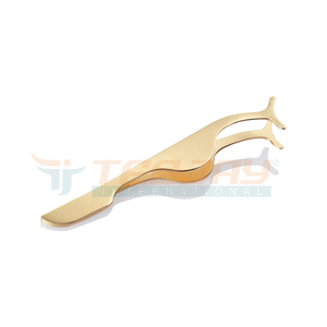 Aplicador de pestañas postizas con recubrimiento de polvo negro, mejor para extensiones de pestañas voluminosas, color y logotipo personalizado - Product Image 1