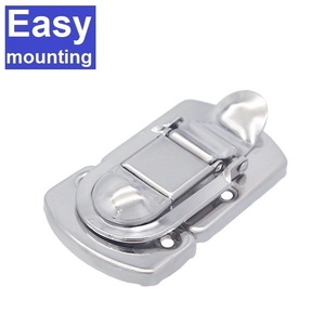 High-grade hardware fittings case locks with bright HC225 galvanizing silver latch new safety high security high-end quality - Product Image 1
