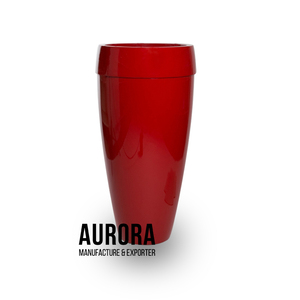 Macetero de pintura lacada de fibra de vidrio brillante vietnamita, macetero de piedra polimérica para decoración del hogar y jardín con buen precio, venta al por mayor - Product Image 2