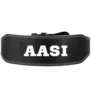 Weightlifting Belt Genuine Leather 4 Inches Wide <b>Back</b> <b>Support</b> Belt. Adjustable with Steel - Product Image 4