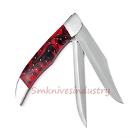 Couteau pliant artisanal en acier J2 de 22 pouces - Personnalisable OEM, multifonctionnel pour le camping, manche en Micarta, dureté 58-60HRC, 3,0 mm