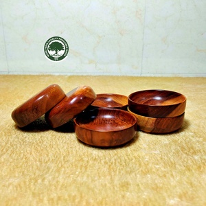 Vintage Life Inc. Juego de decoración navideña 6 cuencos de madera Sheesham 3,25 pulgadas mordiscos multiusos para hierbas especias hogar de lujo - Product Image 5