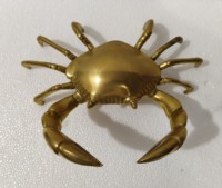 Grand crabe en laiton