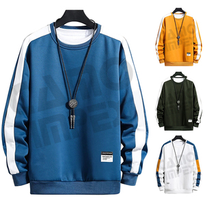 Sudadera con capucha para hombre, y cuello redondo de manga larga, estilo Harajuku, informal, Multicolor, Otoño, 2022 - Product Image 4
