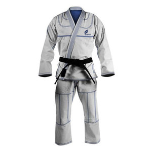 ออกแบบใหม่เย็บปักถักร้อยโลโก้ศิลปะการต่อสู้สวมใส่ Bjj Gi ชุดน้ำหนักเบา Jiu Jitsu Uniform - Product Image 4