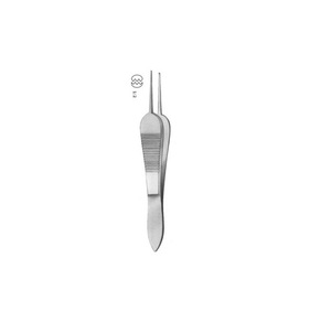 Pince de fixation Sauer 1X2 dents en acier inoxydable 9 cm-3 1/2 \ "Instrument chirurgical manuel de taille d'embout 0.3mm - Product Image 2