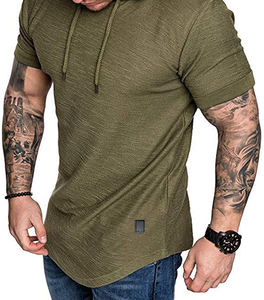 เสื้อมีฮู้ดผ้าเจอร์ซีย์สำหรับผู้ชายขนาดพลัสไซส์ปักสกรีนลายพัฟเสื้อสเวตเชิ้ตแบบเรียบ - Product Image 6