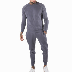 Pull-over gris à col rond pour homme, ensemble de survêtement élégant en polaire coupe-vent, écologique, respirant, pour l'extérieur, vêtements d'hiver, grandes tailles XXL XL - Product Image 1