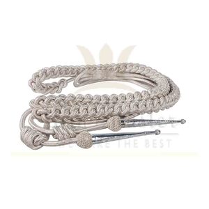 Aiguillette de uniforme nupcial, Aiguillettes personalizados de calidad de uniforme, venta al por mayor - Product Image 1