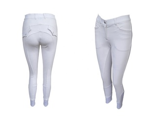 Dames équitation smart équestre jodhpurs tricotés culottes d'équitation femmes culottes enfants culottes dames pantalons - Product Image 1