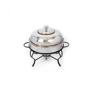 Antique Round Handmade Metal <b>Food</b> <b>Warmer</b> Copper Plated Chafing Dish for Warming & Holding Equipment - Product Image 5