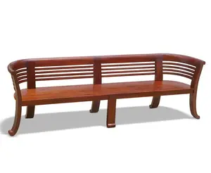 Banc en teck massif moderne et durable pour l'intérieur/l'extérieur, meubles de patio, utilisation en appartement - Product Image 4