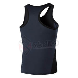 OEM Hombres Casual Fitness Tank Top O-cuello Slim Fit Diseño Ropa de gimnasio a la venta - Product Image 3