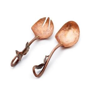 Juego de cubiertos de acero inoxidable con asas de color dorado plateado y cobre, juego de cubiertos de cuchillos para mantequilla - Product Image 5