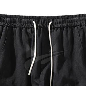 Joggers noirs de conception personnalisée 2020 pour hommes avec poches latérales élégantes fonction anti-rides pour l'hiver - Product Image 3