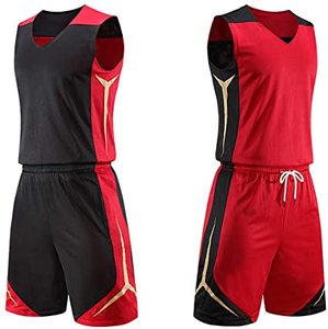Uniforme de baloncesto por sublimación de alta calidad, conjunto de uniforme de baloncesto para hombres de talla grande y éxito de ventas - Product Image 4