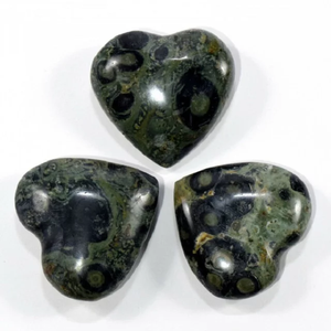 Venta al por mayor Natural Kambaba Jasper Puffy Heart Stone AGATE Gemstone Crystal para decoraciones y regalos de estilo de amor - Product Image 3