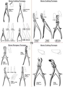Pinzas de Ruskín para huesos, de doble acción, para cirugía ortopédica, con certificación CE, Clase I, manuales - Product Image 3