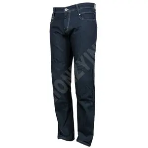 CE-Kevlaring borsa protettiva uomo denim jeans moto pantaloni in cordura con protezione staccabile per ginocchio e anca