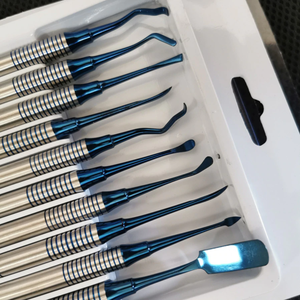 Ensemble d'élevateurs périostéens dentaires 10 pièces, instruments pour implants et greffe osseuse PRF, en acier inoxydable allemand, manuel pour la manipulation des plaquettes périostéennes - Product Image 5