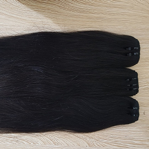 Extensions de cheveux vierges Remy 100% vietnamiennes, tissage simple, haute qualité, cheveux humains, soyeux et résistants, blonds teints, ondulations profondes, pour tressage, 100g - Product Image 2