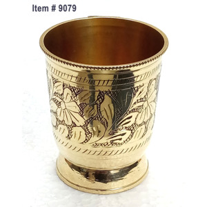 Verre en laiton poli pour décoration, pièces, fournitures directe d'usine, verre en cuivre, bon marché - Product Image 3