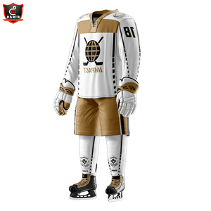 Camiseta de hockey sobre hielo de calidad superior con logotipo personalizable, ropa deportiva para niños y adultos con estilo de conjunto de nombre de equipo personalizado - Product Image 4