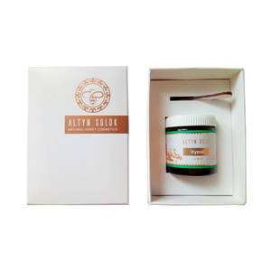 Crème pour le visage anti-douleur avec miel et Chaga, originale, antistatique naturelle, meilleur fournisseur russe, vente en gros - Product Image 3