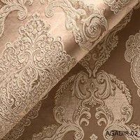 Tela de Sofá Jacquard Turca de Alta Calidad, Terciopelo Holandés, Nueva, con Lámina de Poliéster, Tejido con Patrón, con Función de Oscurecimiento