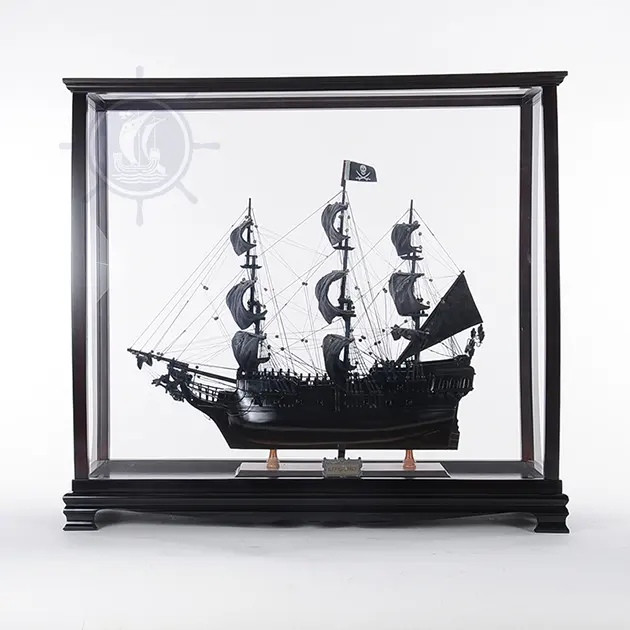 Vetrina artigianale in legno per nave alta medio Lmax 86 modello di barca decorazione nautica per la decorazione domestica