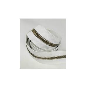 Respetuoso con el medio ambiente, 10 #, extremo abierto, cierre automático, cremallera de nailon, Metal de latón para textiles impermeables para el hogar, zapatos, prendas, bolsas, almohadas - Product Image 1