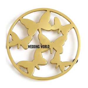 Table Top Metal <b>Trivet</b> Gold Plated Indian Handmade Classic Stylish Designer Metal <b>Trivet</b> for Latest Arrivals Top Selling <b>Trivet</b> - Product Image 3