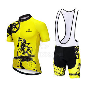 Venta al por mayor 100% poliéster personalizado hombres ciclismo uniforme ropa al aire libre hombres ciclismo uniforme - Product Image 1