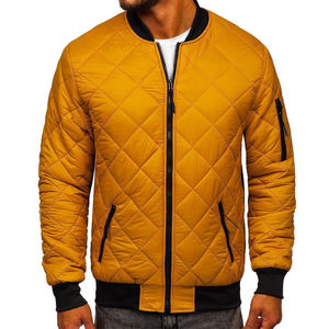 แจ็คเก็ตบอมเบอร์ลำลองสำหรับผู้ชายรุ่นปี 2021 ความยาวปกติ ผ้าขนสัตว์/โพลีเอสเตอร์  แบบมีคุณสมบัติพิเศษ  บริการ OEM - Product Image 1