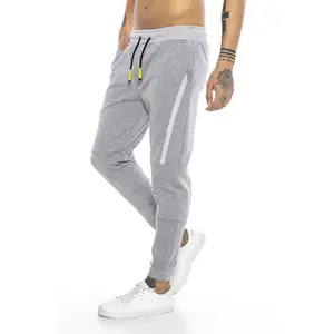 مخصص شعار القطن Sweatpants الرجال فضفاض الرباط رياضة الجري الرياضة بنطال رياضي Trackpants الرجال للرجال
