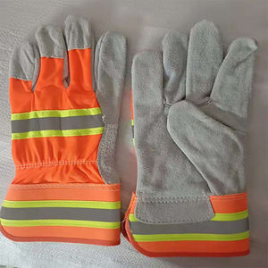 Guantes de trabajo de Palma de cuero, guantes de seguridad, paquistaní - Product Image 5