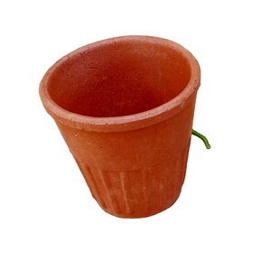 Tazas de arcilla con rejilla para servir té, café, postre lassi, desechables y reutilizables, 150 ml, Natural, nuevo diseño - Product Image 1