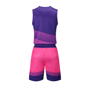 Tenues de basket sublimées, uniformes d'équipe de basket, design réversible, uniformes de basket grande taille, vente en gros Pakistan - Product Image 2