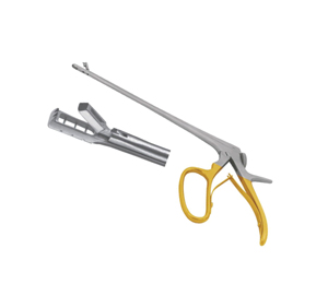 Phẫu Thuật Kevorkian Thái Bình Dương Belinson Sinh Thiết Kẹp <span class=keywords><strong>22</strong></span> Cm 3X10 Mm Thép Không Gỉ TC Vàng CE Được Phê Duyệt - Product Image 1