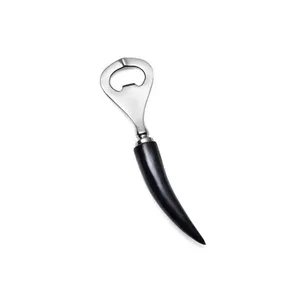 ที่เปิดขวด2024ใหม่ด้ามจับเขาควายและที่เปิดขวดแตรวัวสินค้างานฝีมือสำหรับเปิดขวดไวน์และเบียร์เย็น - Product Image 1