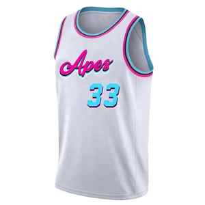 Camisetas de baloncesto personalizadas, de último diseño, sin mangas, bordadas, deportivas, ligeras y transpirables - Product Image 3