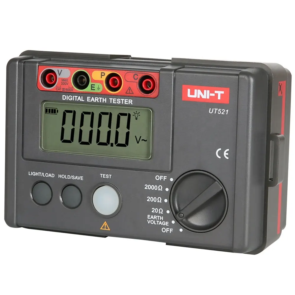 Promozione della vendita UT521 4000 Ohm UNI-T Digital Ground Earth Resistance Tester