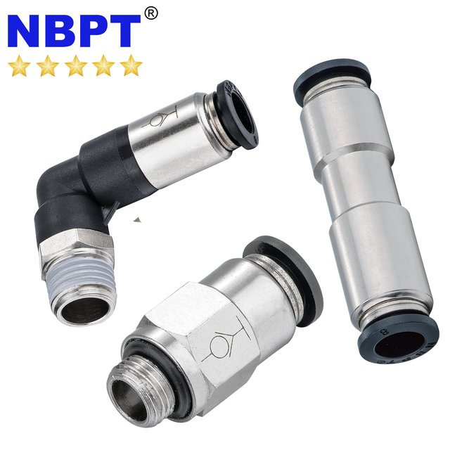 Check Valve Push to Connect SPU Series , in Line  air Activated One Touch Stop Fitting